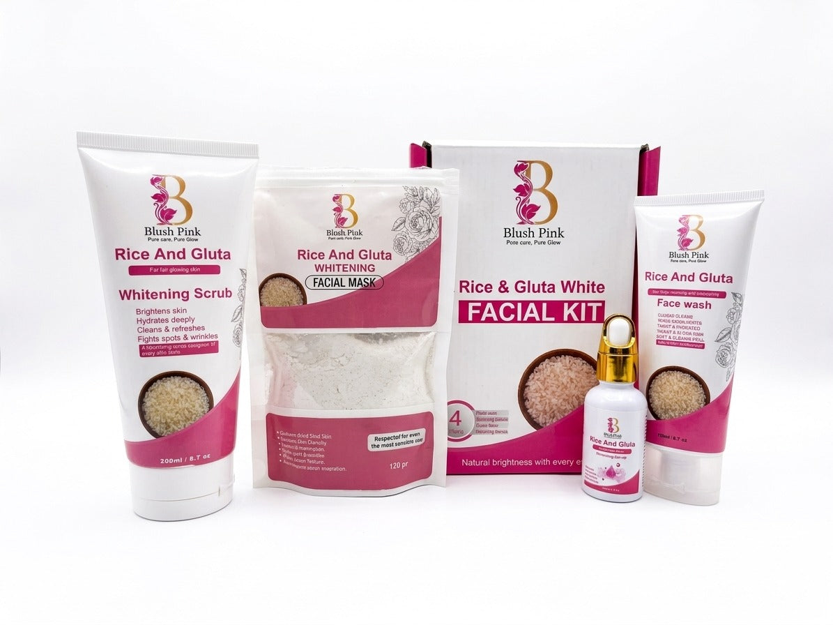 Rice And Gluta White Facial Kit